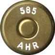 Headstamp of 585 AMERICAN HUNTING RIFLE (REBATED RIM)