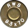 Headstamp of 9.3 X 70 RWS Experimental