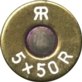 Headstamp of 5 X 50R MAGNUM