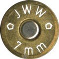 Headstamp of 7mm JWW