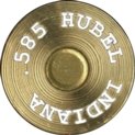 Headstamp of 585 HUBEL INDIANA