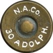 Headstamp of 30 ADOLPH