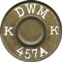 Headstamp of 6.5 x 54 MAUSER