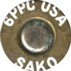 Headstamp of 6 MM PPC (REBATED RIM FOR AR-15)