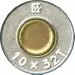 Headstamp of 10 X 32 TRAUMATIC