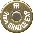 Headstamp of 7mm GRADLE EXPRESS RIMMED
