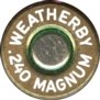 Headstamp of 240 WEATHERBY MAGNUM